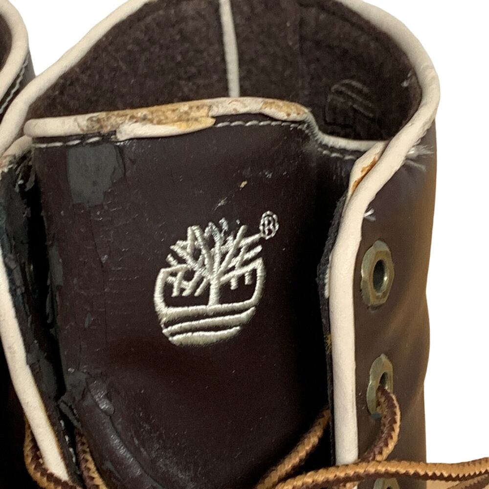 WOMENS WHEAT TIMBERLAND ZIP BACK PREMIUM SIZE 6 OG - Picture 7 of 7